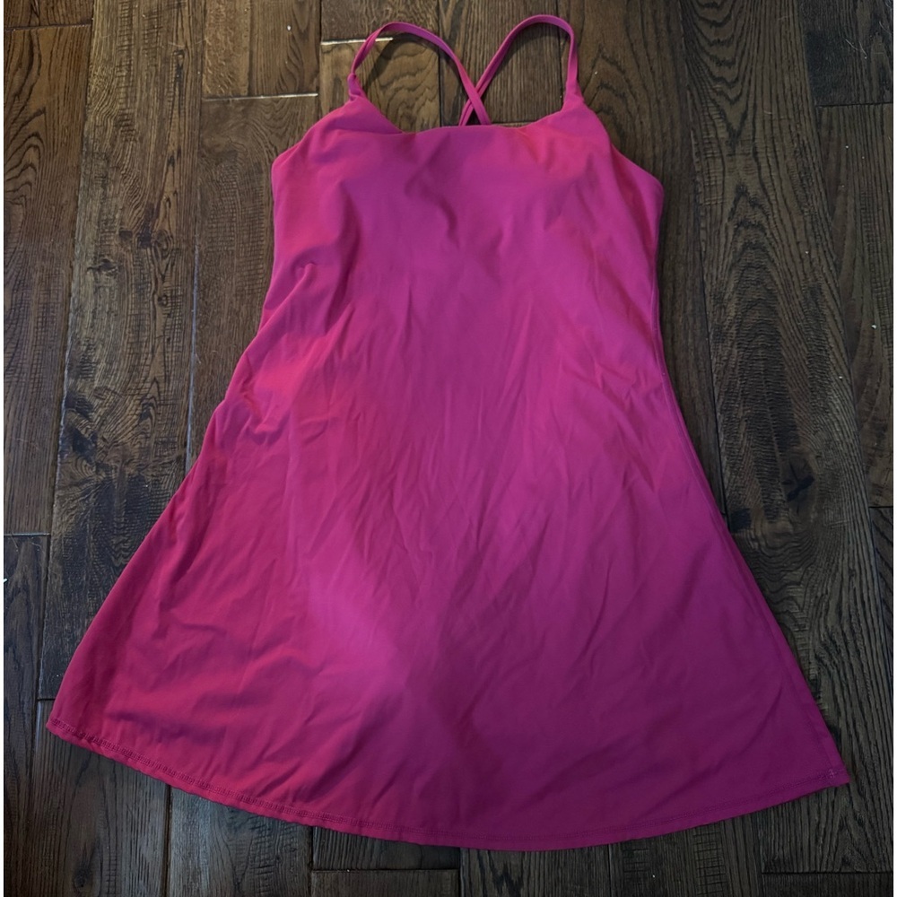 Pink Sleeveless Active Dress